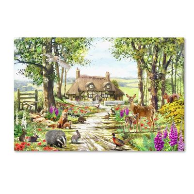 Canvas Wall Art - The Macneil Studio 'Wildlife Copy' Wall Art for Living Room, Bedroom, or Office Dcor by Trademark Fine Art