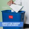 Trash Sticker, 2 x 3 inch, Red, 300 Pack view 4