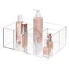 iDesign 5-Section Divided Vanity Organizer, Clear view 1