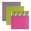 Celebration Paper Stack Pads, Pink/Green, 6x6-Inch view 2