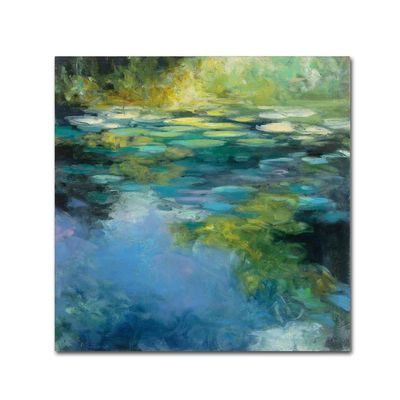 Trademark Fine Art Water LiIies III by Julia Purinton, 18x18-Inch