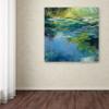 Trademark Fine Art Water LiIies III by Julia Purinton, 18x18-Inch view 3