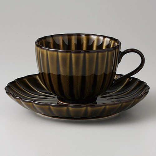 Rikyu Green Coffee C/S, 6.9 fl oz (175 cc), 12.5 oz (370 g), Japanese Style Coffee C/S, Cafe, Restaurant, Ryokan, Japanese Tableware, Restaurant, Commercial Use, For Guests