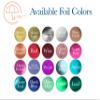 It's A Girl Color Foil on Clear/Transparent Baby Shower Stickers, Baby Shower Envelope Seals, Birth Announcements (#372-G-CF) view 2