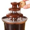 220V Chocolate Fountain Machine Fondue Maker Heated 3-Tier Home Household view 1