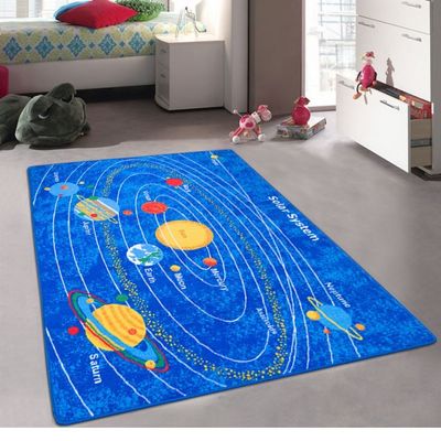 Champion Rugs CR'S 8FTX11FT Kids Educational/Playtime Rug 7FT.4INX10FT.4IN Please Check All Pictures (Solar System)