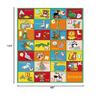 CR'S 8FTX11FT KIDS EDUCATIONAL/PLAYTIME RUG 7FT.4INX10FT.4IN PLEASE CHECK ALL PICTURES (ALPHABET ANIMALS) view 2