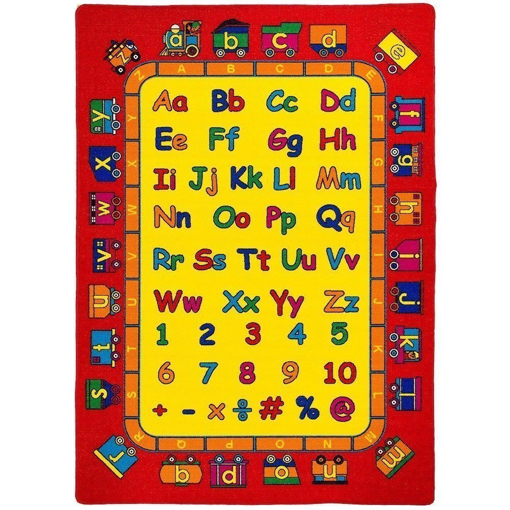 champion rugs CR'S 8FTX11FT Kids Educational/Playtime Rug 7FT.4INX10FT.4IN Please Check All Pictures (ABC Fun)