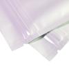 QQ Studio 100x Premium Smell Proof Food Safe Double-Sided Color Mylar Foil Flat Heat Sealable Sample QuickQlick Zipper Seal Bag 7.5x10cm (3x4") (White) view 3