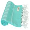 Bersuse Beach Towels Peshtemal Turkish Towels Anatolia Collection Premium Turkish Beach Towel, 100% Cotton, Large, Quick-Dry, Sand-Free, Lightweight - 37x70 Inches, Mint Green (Set of 6) view 1