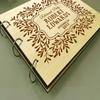Personalized Retirement Party Wood Engraved Guest Book, Photo Album Custom Scrapbook view 4