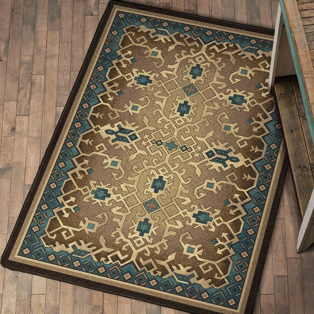 BLACK FOREST DECOR Appalachian Waltz Rug - 8 Ft. Square