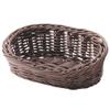 Banyo 91-157C Resin Amenity Basket, Oval, Small, Dark Brown view 1