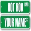 Custom Street Sign 4"x18" Aluminum Gift (one Side Reflective) view 2