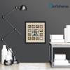 ArtToFrames Collage Photo Frame Double Mat with 1-4.75x6.75 and 12-2x3 Openings and Satin Black Frame view 2