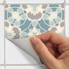 Ambiance-Live 24 Adhesive Tile Adhesives Tile Stickers | Sticker Wall Tiles Bathroom and Kitchen Mosaic Tiles | Authentic Design 10 x 10 cm, 24 Pieces view 3