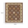 Oriental Weavers Masterpiece Area Rug - 530M2-5'3" x 7'6" - in Red/Multi - Vintage Inspired, Stain Resistant, Family and Pet Friendly, Bedroom, Office Rug view 2