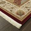 Oriental Weavers Masterpiece Area Rug - 530M2-5'3" x 7'6" - in Red/Multi - Vintage Inspired, Stain Resistant, Family and Pet Friendly, Bedroom, Office Rug view 3