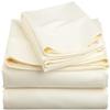 Singh's Textiles 600 Thread Count 100% Egyption Cotton Full Sleeper Sofa Bed Sheet Set (54" x 72" + 4") Ivory Solid view 1