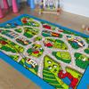 Champion Rugs CR'S 8FTX11FT Kids Educational/Playtime Rug 7FT.4INX10FT.4IN Please Check All Pictures (Street MAP Gray) view 2