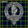 Lamont Scottish Clan Stainless Steel 8oz Flask view 2