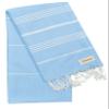 Bersuse Beach Towels Peshtemal Turkish Towels Anatolia Collection Premium Turkish Beach Towel, 100% Cotton, Large, Quick-Dry, Sand-Free, Lightweight - 37x70 Inches, Blue (Set of 6) view 4