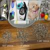 Key Ring/Key Chain, 50 Pack 1 inches Split Round Metal Silver Keyring for Home/Car/Outdoor/Arts/Lanyards/CraftsKeys Organization view 3