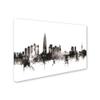 Trademark Fine Art Seoul Skyline South Korea III by Michael Tompsett, 16x24-Inch-Inch view 2