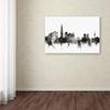 Trademark Fine Art Seoul Skyline South Korea III by Michael Tompsett, 16x24-Inch-Inch view 3
