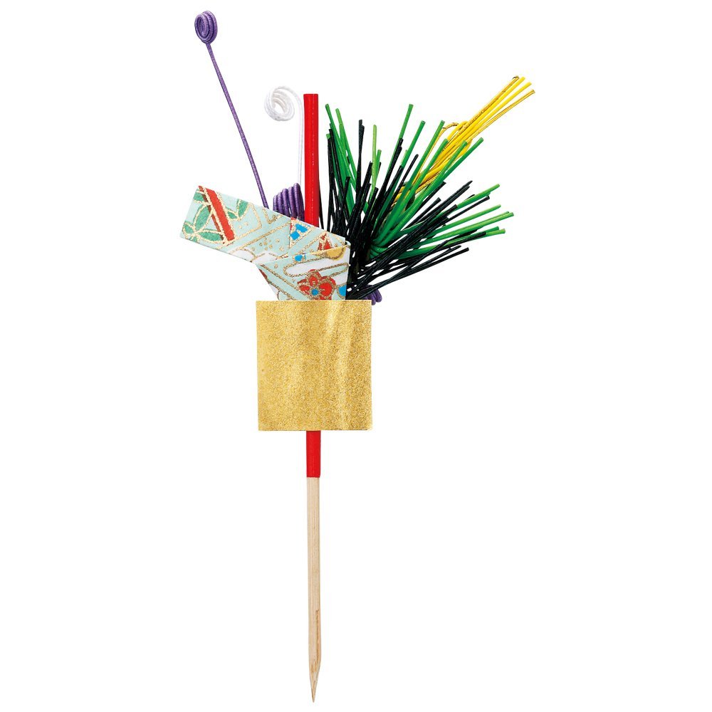 Manyo Mizuhiki Decorative Pine with Toothpicks, Pack of 100 51-558B