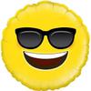 OakTree 229318 Cool Sunglasses Emoji 18 Inch Foil Balloon view 1
