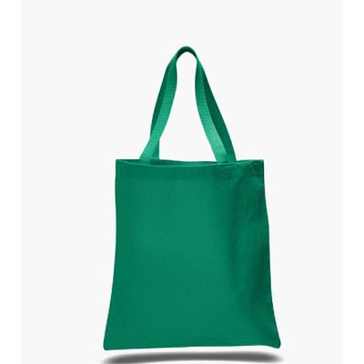 SHOPINUSA Buy Bulk ( 6 pack ) Great Price! Promotional / Custom Heavy Canvas Tote Bags (Kelly Green)