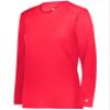 B-Core Ladies' L/S Tee Hot Coral X-Small view 1