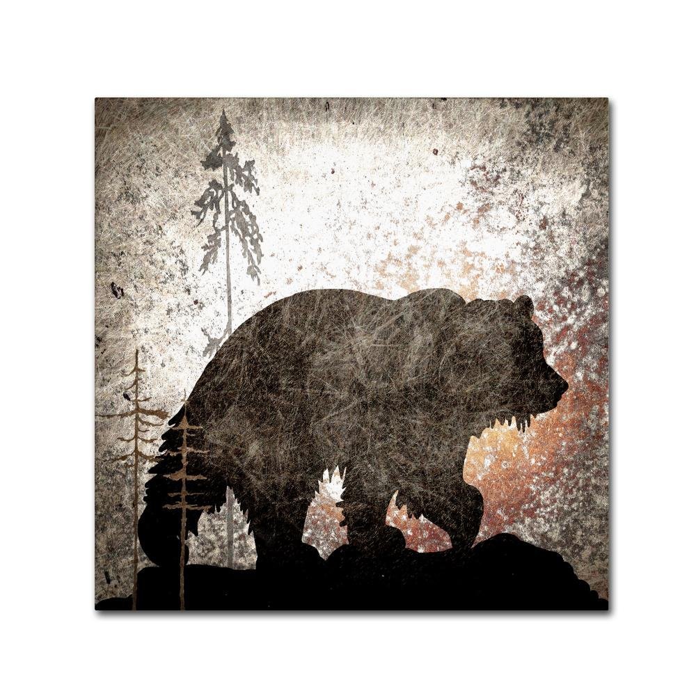 Trademark Fine Art Calling Bear by LightBoxJournal, 18x18-Inch-Inch