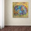 Trademark Fine Art Runes Elephant by Oxana Ziaka, 18x18-Inch view 3