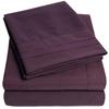 1500 Supreme Collection Twin XL Sheet Sets Purple- 3 Piece Bed Sheets and Pillowcase Set for Twin XL Mattress - Extra Soft, Elastic Corner Straps, Deep Pocket Sheets, Twin XL Purple view 1