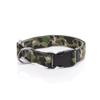 TAIDA Dog Collar, Nylon Camouflage Adjustable Collar, 1 Inch Wide, for Large Medium Dog (Green) view 1