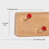 All-Purpose Wood Wall Coat Rack view 4