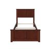 AFI, Madison Twin Foundation Bed with Matching Footboard, Walnut view 4
