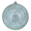 Vickerman 8" Christmas Ornament Ball, Baby Blue Shiny Mercury Finish, Shatterproof Plastic, Holiday Christmas Tree Decoration view 1