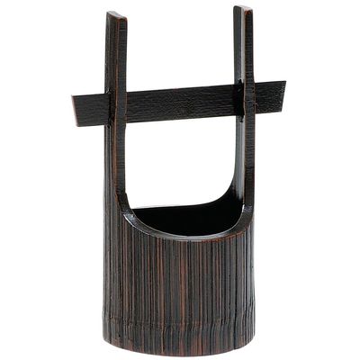 Banyo Vase Brown Size: 5.9 x 5.9 x 12.6 inches (15