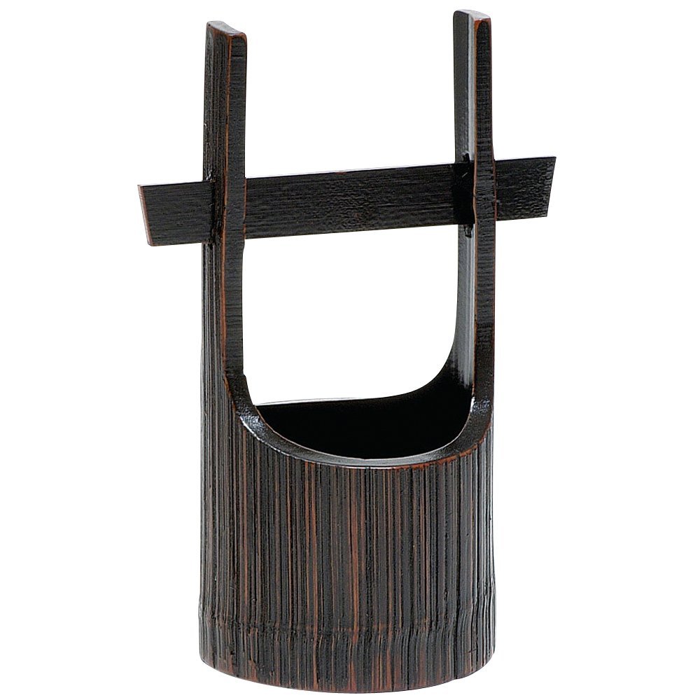 Banyo Vase Brown Size: 5.9 x 5.9 x 12.6 inches (15