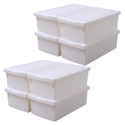  Green Pal GP-210098 Storage Case, Set of 8, Comic Books, Small Items, White