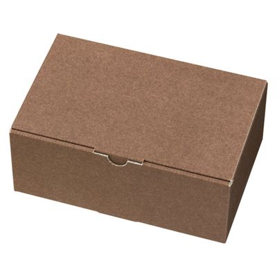 Heads MBR-GB10 Plain Gift Box, Made in Japan, W 9.0 x H 3.5 x D 5.8 inches (228 x 90 x 148 mm), Brown, Box of 10
