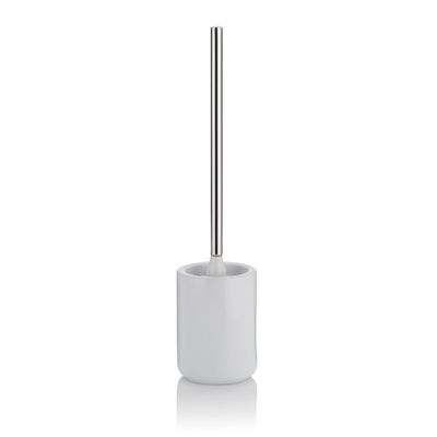 kela 20503 WC-Garnitur Isabella White, Ceramic, White, 10.5 x 10.5 x 46 cm