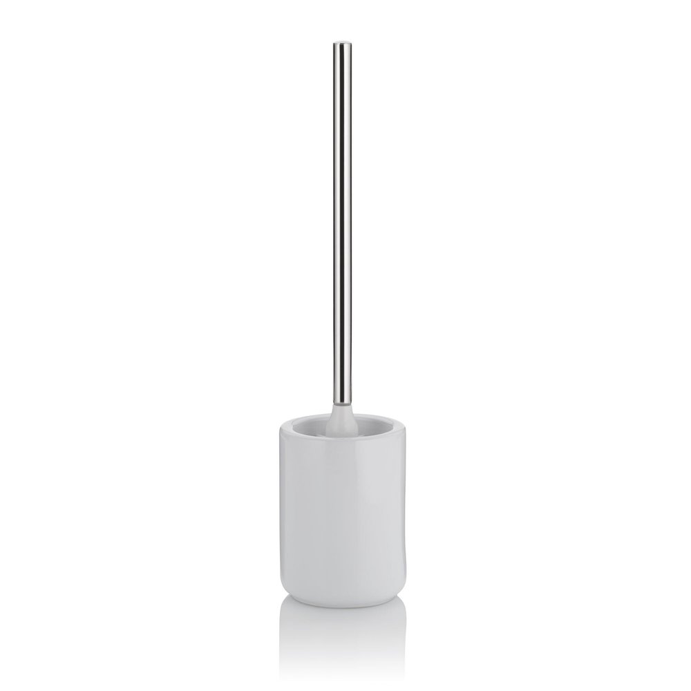kela 20503 WC-Garnitur Isabella White, Ceramic, White, 10.5 x 10.5 x 46 cm