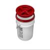 4.25 Gallon White Bucket with Gamma Seal Lid (Red) view 1