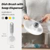 Vigar Rengo Washing Up Brush ABS Green 7.5 x 7 x 19.5 cm, ABS TPR Nylon, Green, 7.5 x 7 x 19.5 cm view 3
