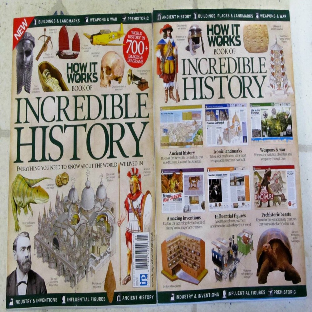 HOW IT WORKS Magazine BOOK OF INCREDIBLE HISTORY Issue No 6 WORLD 700+ IMAGES
