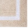 Better Trends 100% Cotton Hotel Collection Bath Mats, Sand & White Bath Mat - Tufted, Reversible & Absorbent & Machine Washable Bath Mats for Bathroom Floor, Shower & Sink, 24" x 40" view 4